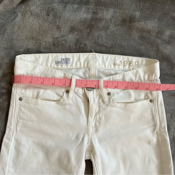 NWT 1969 Gap Always Skinny Skimmer White Jeans 24/00 - Picture 6 of 6